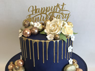 Anniversary Drip Cake