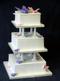 How To Make A Three Tier Cake With Pillars How To Make A Three Tier Cake With Pillars