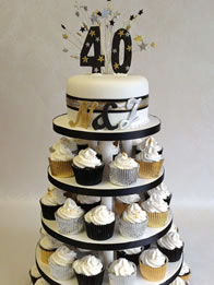 Adult birthday cake by Catherine Scott
