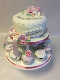 Adult birthday cake by Catherine Scott