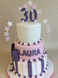 Adult birthday cake by Catherine Scott