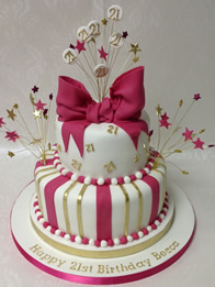 Adult birthday cake by Catherine Scott