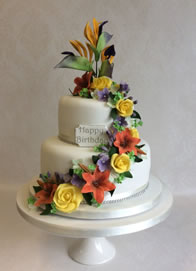 Adult birthday cake by Catherine Scott