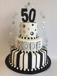 Adult birthday cake by Catherine Scott