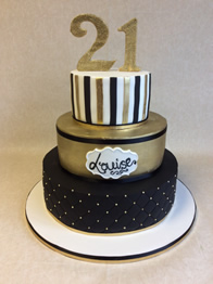 Adult birthday cake by Catherine Scott