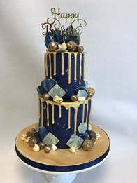 Adult birthday cake by Catherine Scott