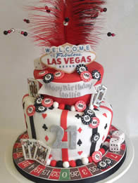 Adult birthday cake by Catherine Scott
