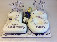 Adult birthday cake by Catherine Scott