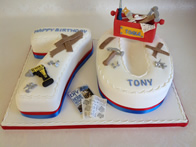 Adult birthday cake by Catherine Scott