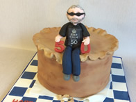 Adult birthday cake by Catherine Scott