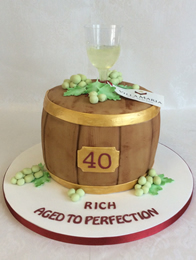 Adult birthday cake by Catherine Scott