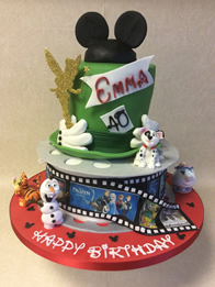 Adult birthday cake by Catherine Scott