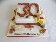 Adult birthday cake by Catherine Scott