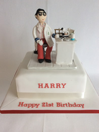 Adult birthday cake by Catherine Scott