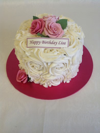 Adult birthday cake by Catherine Scott
