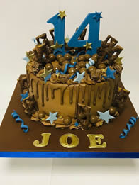 Adult birthday cake by Catherine Scott