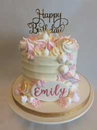 Adult birthday cake by Catherine Scott