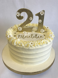 Adult birthday cake by Catherine Scott