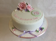 Adult birthday cake by Catherine Scott