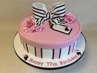 Adult birthday cake by Catherine Scott