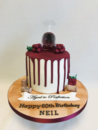 Adult birthday cake by Catherine Scott