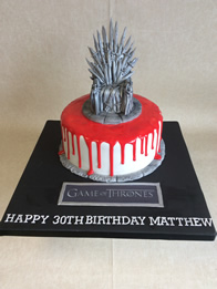 Adult birthday cake by Catherine Scott