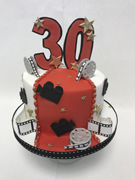 Adult birthday cake by Catherine Scott