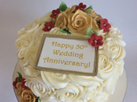 Anniversary cake by Catherine Scott