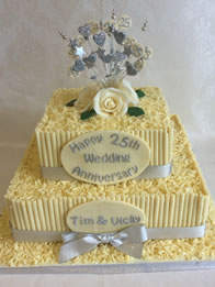 Anniversary cake by Catherine Scott