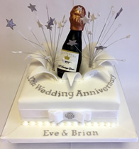 Anniversary cake by Catherine Scott