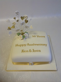 Anniversary cake by Catherine Scott