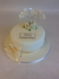 Anniversary cake by Catherine Scott