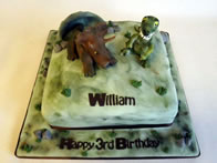 Children's birthday cake by Catherine Scott