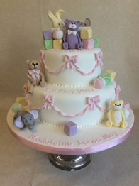 Christening cake by Catherine Scott