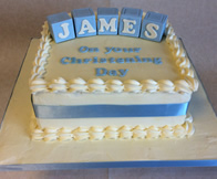 Christening cake by Catherine Scott