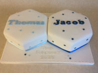 Christening cake by Catherine Scott
