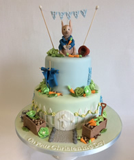 Christening cake by Catherine Scott