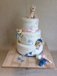 Christening cake by Catherine Scott