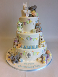 Christening cake by Catherine Scott