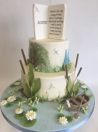 Christening cake by Catherine Scott