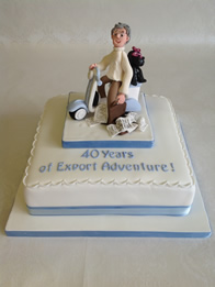 Celebration cake by Catherine Scott