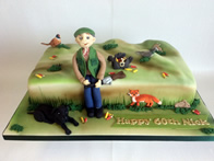 Sports & hobbies cake by Catherine Scott