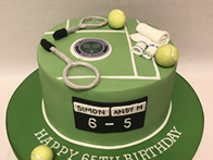 Sports & hobbies cake by Catherine Scott
