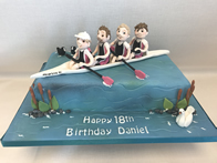 Sports & hobbies cake by Catherine Scott