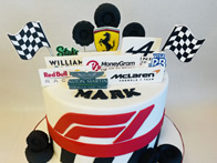 Sports & hobbies cake by Catherine Scott