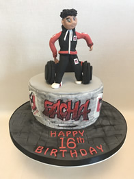 Sports & hobbies cake by Catherine Scott