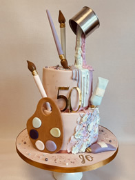 Sports & hobbies cake by Catherine Scott