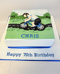 Sports & hobbies cake by Catherine Scott