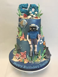 Sports & hobbies cake by Catherine Scott