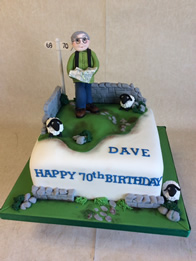 Sports & hobbies cake by Catherine Scott